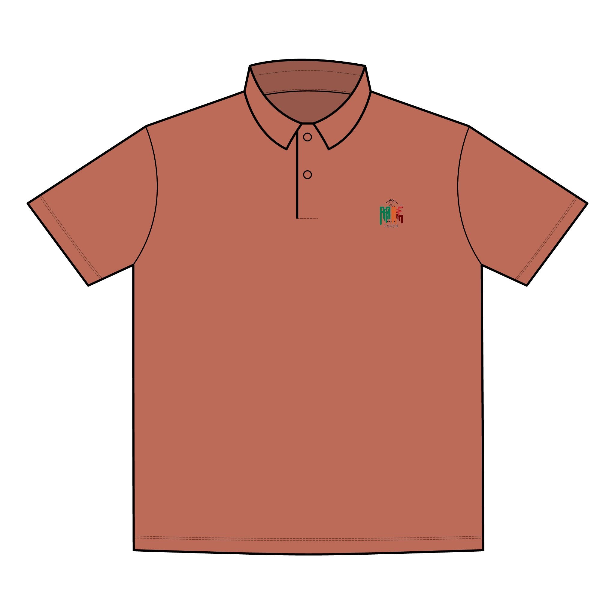 Jersey Polo Recharge Men's Rare Sauce Comfort Style Shirt